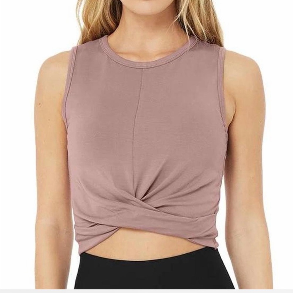 Alo Sleeveless Crop Tank Top - Size XS